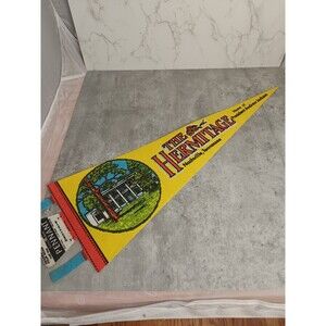 Vintage Nashville Tennessee The Hermitage Home of Andrew Jackson Felt Pennant